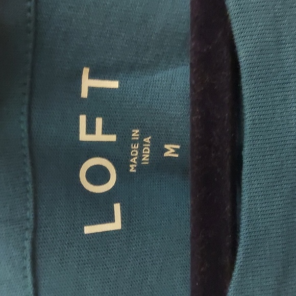 NEW LOFT M Teal Side Button Pullover Sleeveless Tank Top - Picture 5 of 11